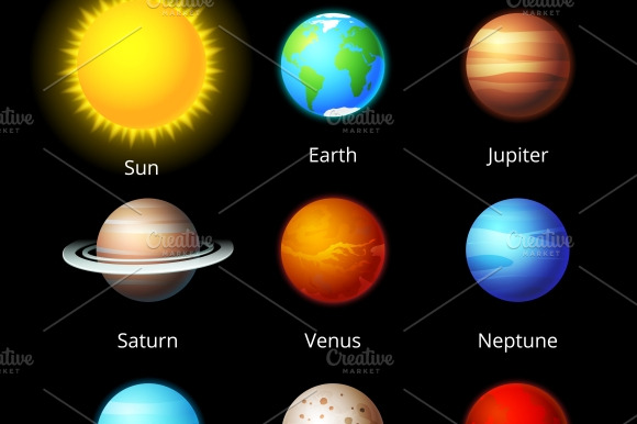 Planets Icons