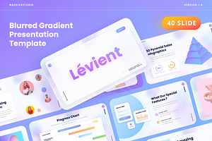 Lévient - Creative Gradient Template
