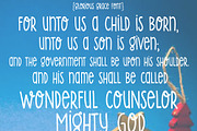 Glorious Grace-Handwritten Font, a Sans Serif Font by Sabrina Schleiger Design (Thumbnail 3 of 3)