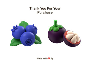 Fruits 3D Icon