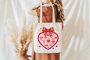 Kisses Valentine Heart Png, Coquette, an Illustration by Designking (Thumbnail 2 of 6)