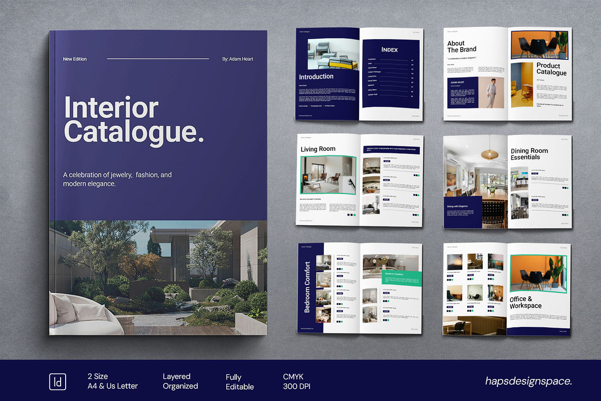 Interior Product Catalog, a Magazine Template by Haps Space (Photo 1 of 8)