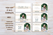 Coach Business Card Canva Template, a Business Card Template by Golden Horizons Studio (Thumbnail 4 of 10)