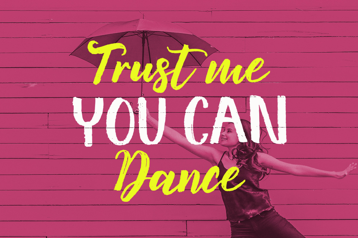 Bostary Brush Font Duo, a Script Font by Stripes Studio (Photo 5 of 7)