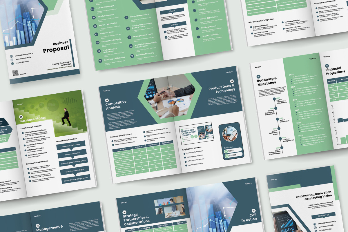 Business Proposal for Investors, a Brochure Template by twinstd (Photo 5 of 6)