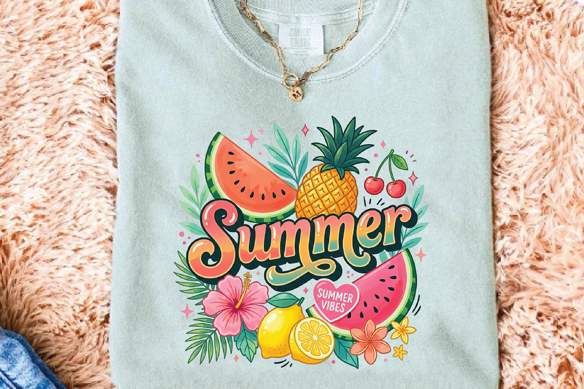Watermelon Pineapple Sublimation, a Seasonal Illustration by DreamPrint404 (Photo 3 of 6)