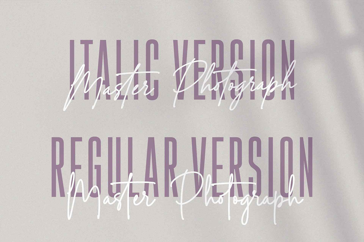Master Photograph - Signature font, a Script Font by Subectype Studio (Photo 8 of 9)