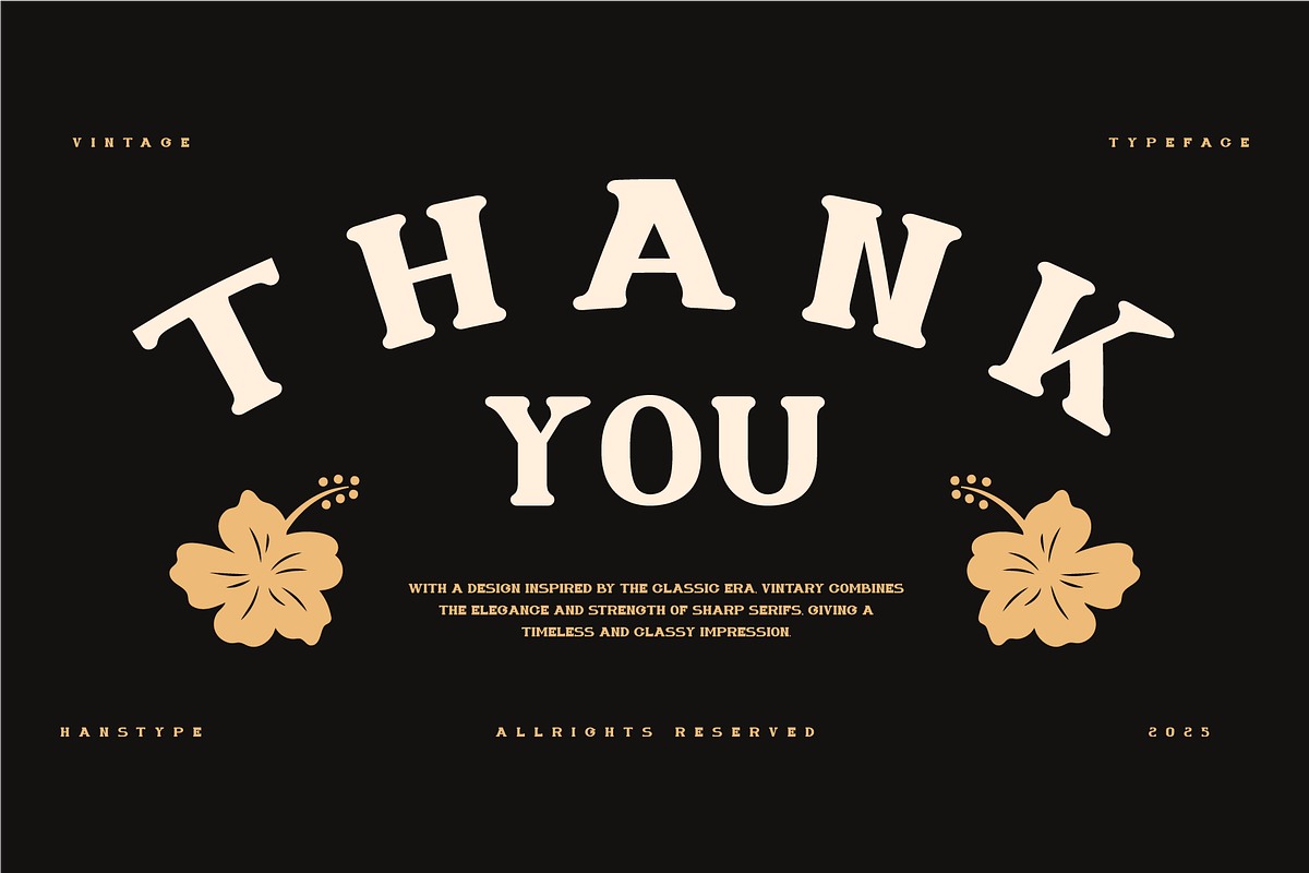 Vyntary - Vintage Slab Font, a Font by Hanstype.com (Photo 10 of 10)