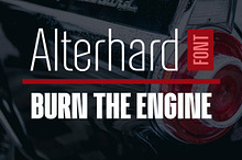 Alterhard Condensed Strict Font