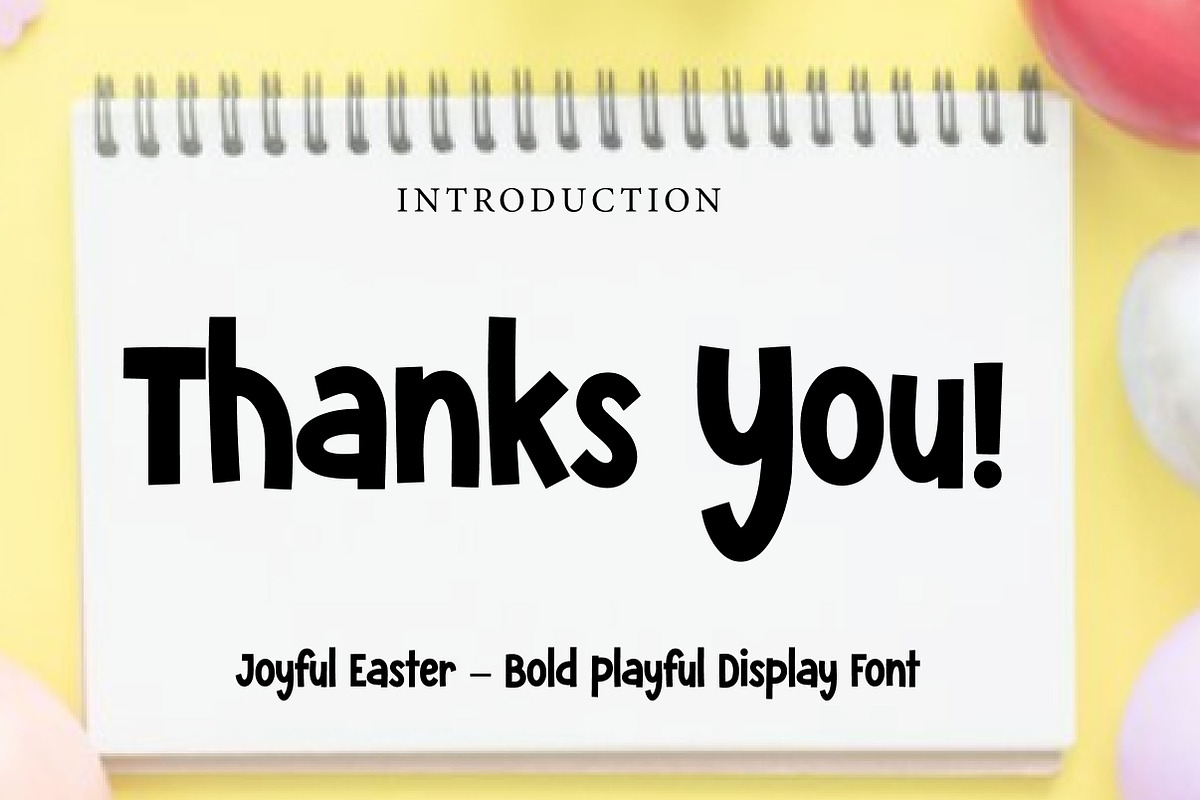 Joyful Easter, a Script Font by Wow Magic (Photo 3 of 3)