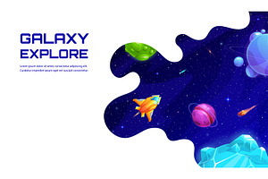 Space Landing Page, Galaxy