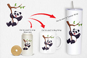 Swing Panda Clipart, a Graphic by Artnoy (Thumbnail 4 of 5)
