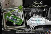 Thanks, it's the trauma: collage, an Object Graphic by Purple (Thumbnail 1 of 11)
