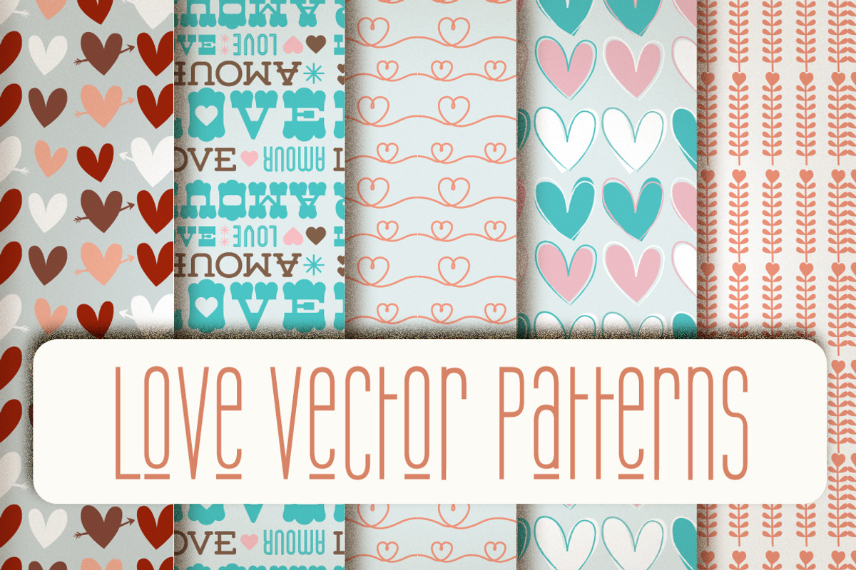 Love Vector Patterns