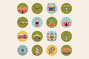 Attracted & Amused. Park graphics, an Illustration by Masha Tace (Thumbnail 6 of 10)