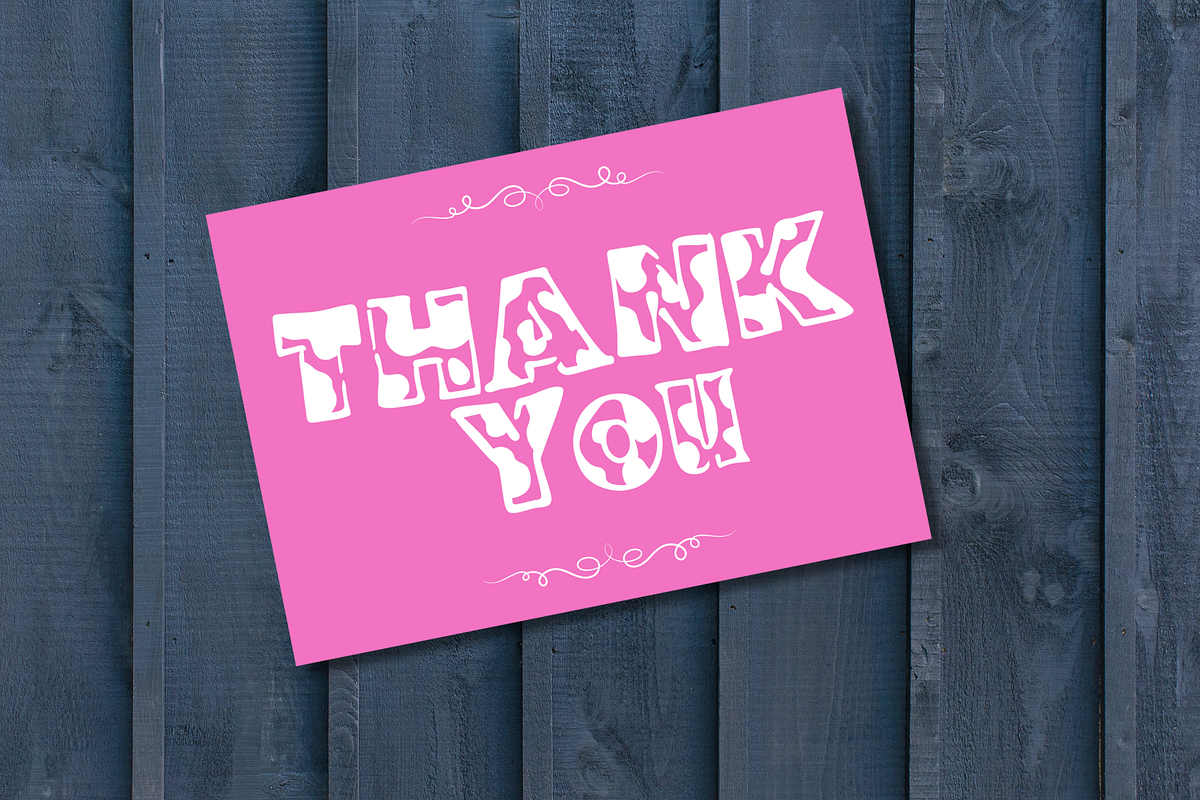 Thank you card canva template, a Business Card Template by Kyuubu Arts (Photo 3 of 3)