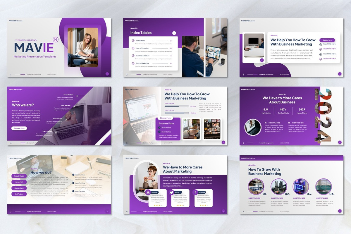 Mavie -  Marketing Keynote, a Presentation Template by Dhabee (Photo 4 of 7)