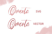 Omerta - Classy SVG Font, a Script Font by Arendxstudio (Thumbnail 7 of 8)