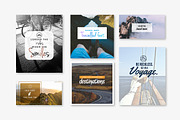 TRAVEL - Social Media Pack, a Social Media Template by Designbase (Thumbnail 8 of 8)