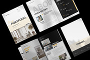 Design Portfolio Template, a Brochure Template by NorthPeak (Thumbnail 2 of 9)