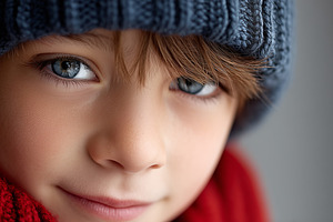 Close up portrait of a child, a Person Photo by MistyDay