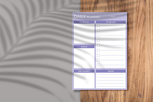 Daily Planner Sheet Design -24