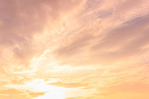 Abstract sunset clouds background for motivational inspiration,, a Nature Photo by Eugene_Photo