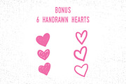 Valentine's Lettering quotes + Bonus, a Texture Illustration by Davihero (Thumbnail 6 of 6)