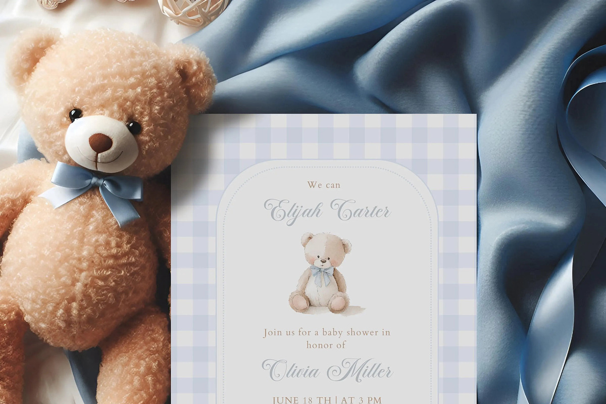 Blue Boy's Birthday Party Invitation, an Invitation Template by LucaTheme (Photo 3 of 6)