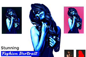 Stunning Fashion Portrait Ps Action, an Action Add-On by Studio Retouch