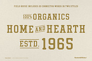 Field House – A Rustic Athletic Font, a Font by Komet & Flicker (Thumbnail 11 of 15)