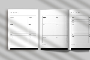 Weekly Planner Brochure