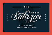 Salazar - Lettering Script, a Script Font by Konstantine Studio (Thumbnail 1 of 9)