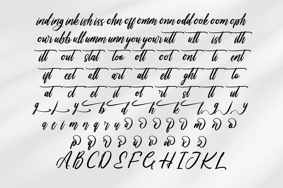Shinerak Mottage Modern Handwritten, a Script Font by Letterena Studios Script (Photo 14 of 15)