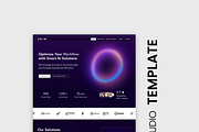 SAAS, Startup & Technology Website, a Wix Template by Kitteeh (Thumbnail 2 of 20)