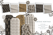 6 Seamless Patterns:Vintage Heritage, a Pattern Graphic by StudioCitra (Thumbnail 1 of 11)