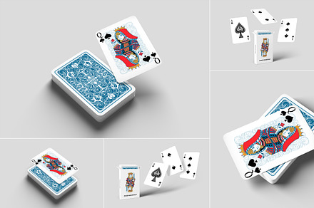 Poker Card Mockups, a Product Mockup by artimasa