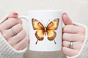 Autumn Butterfly Clipart, an Illustration by Sublimation Artist (Thumbnail 5 of 6)