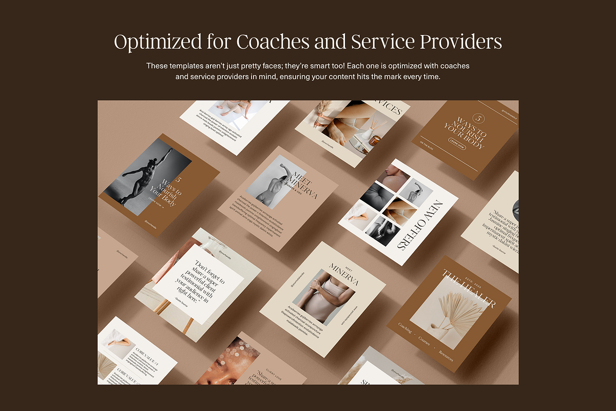 Instagram Canva Templates, a Social Media Template by Glo Design Studio (Photo 4 of 10)
