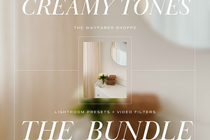 15 Creamy LR Presets + Video Filters, a Preset Add-On by TheWayfarerShoppe