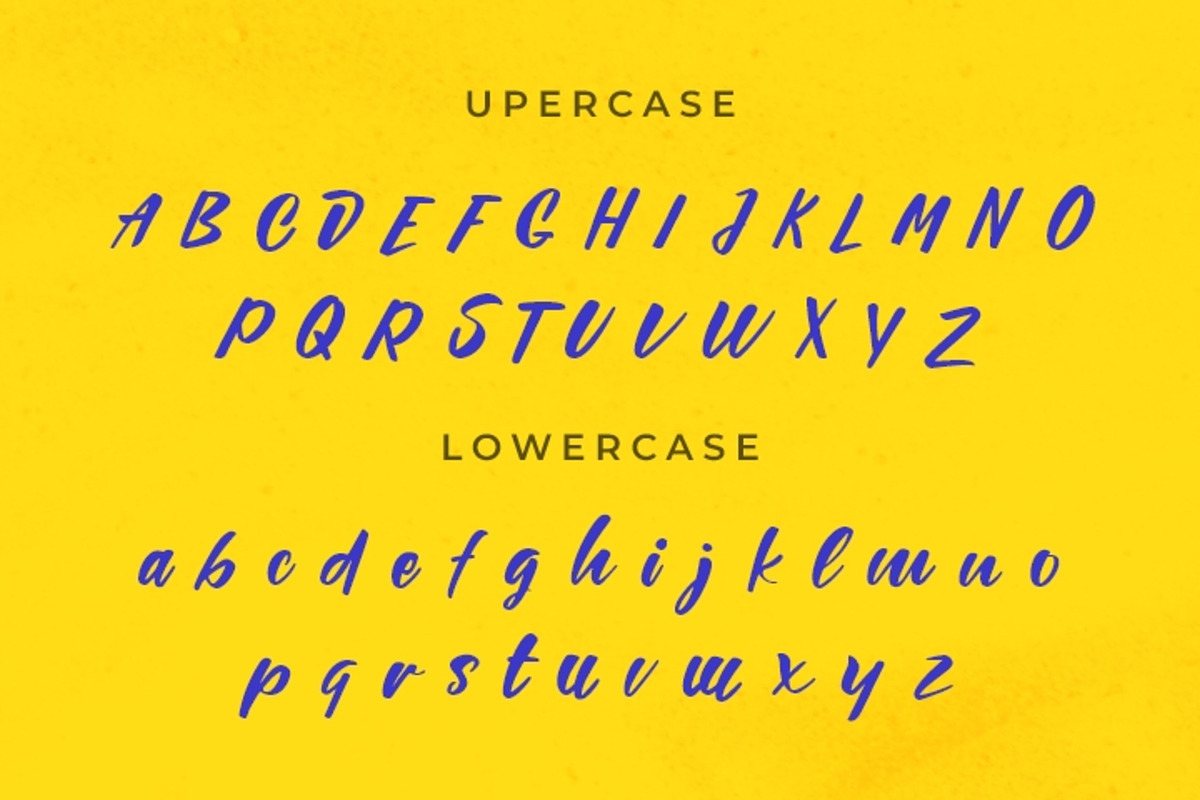 Thom Dinar: Vibrant Handwriting Font, a Handwritten Font by Jogiia Digital (Photo 2 of 6)