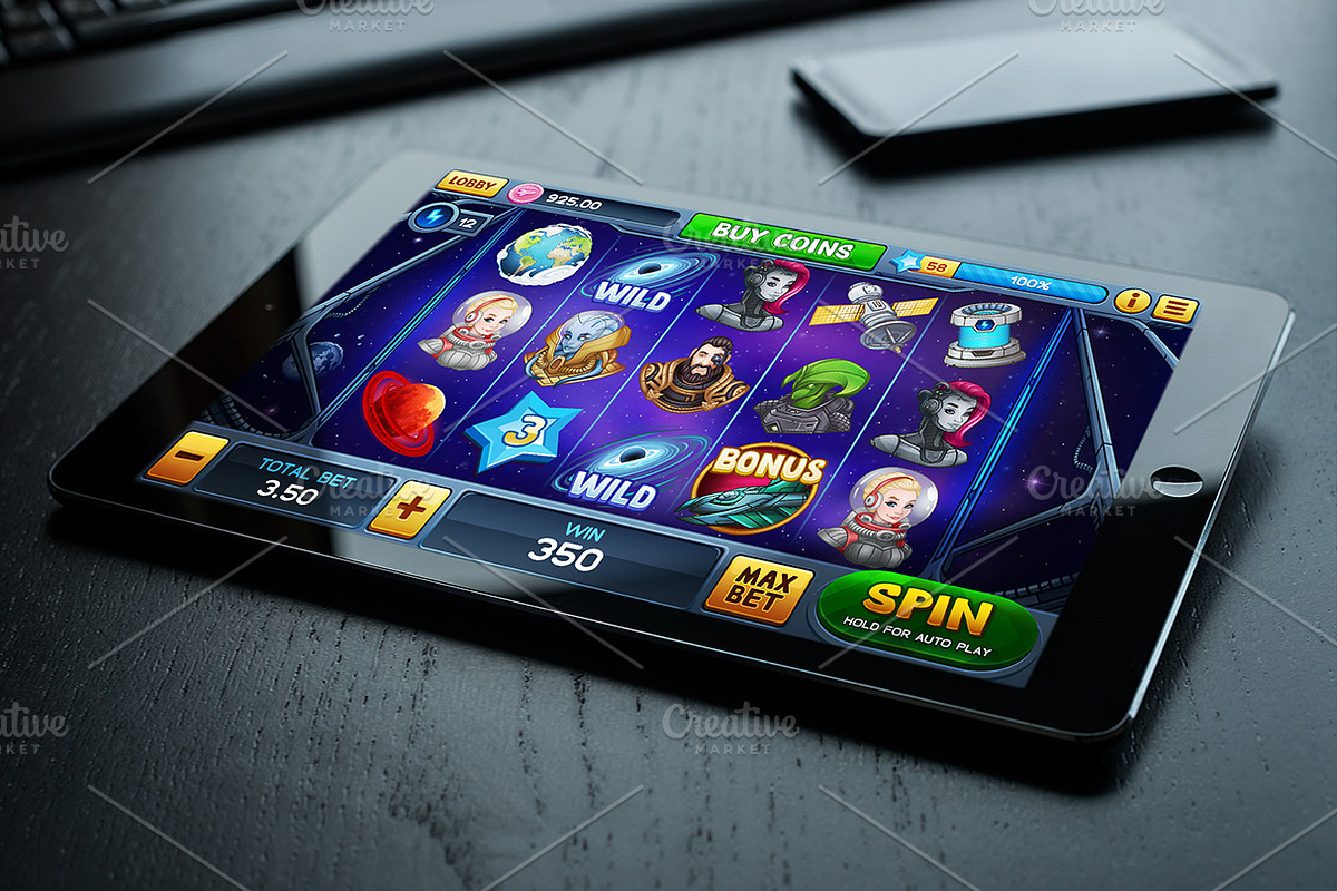 Space Odyssey Slots Game KIT, a Technology Illustration by Saranai Store (Photo 3 of 16)