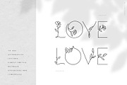 Florium - floral logo font, a Sans Serif Font by Favete Art (Thumbnail 5 of 21)
