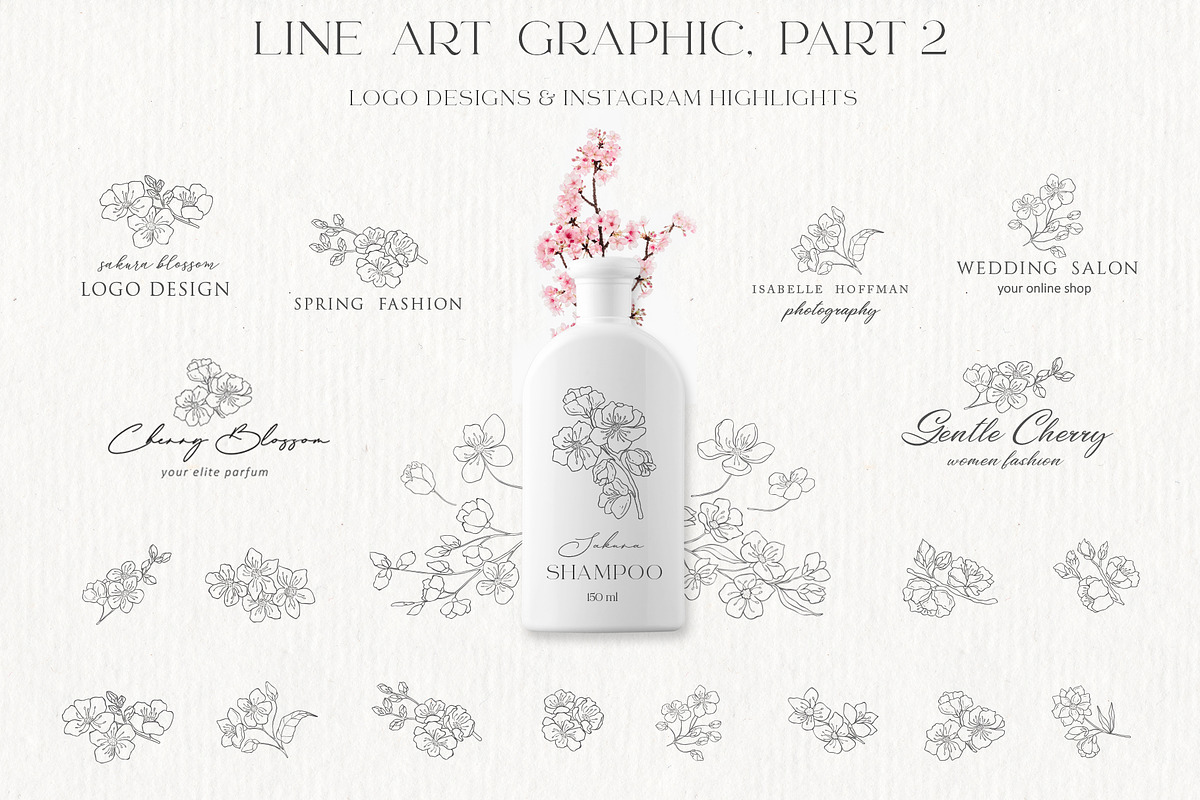 Sakura Blossom. Cherry Spring., a Seasonal Illustration by Designwork (Photo 17 of 23)