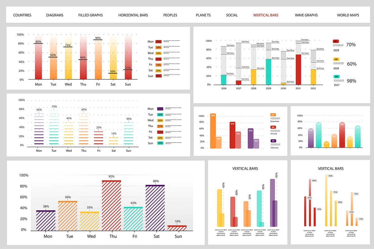 Business Infographic Elements, an Object Graphic by alexdndz (Photo 9 of 11)