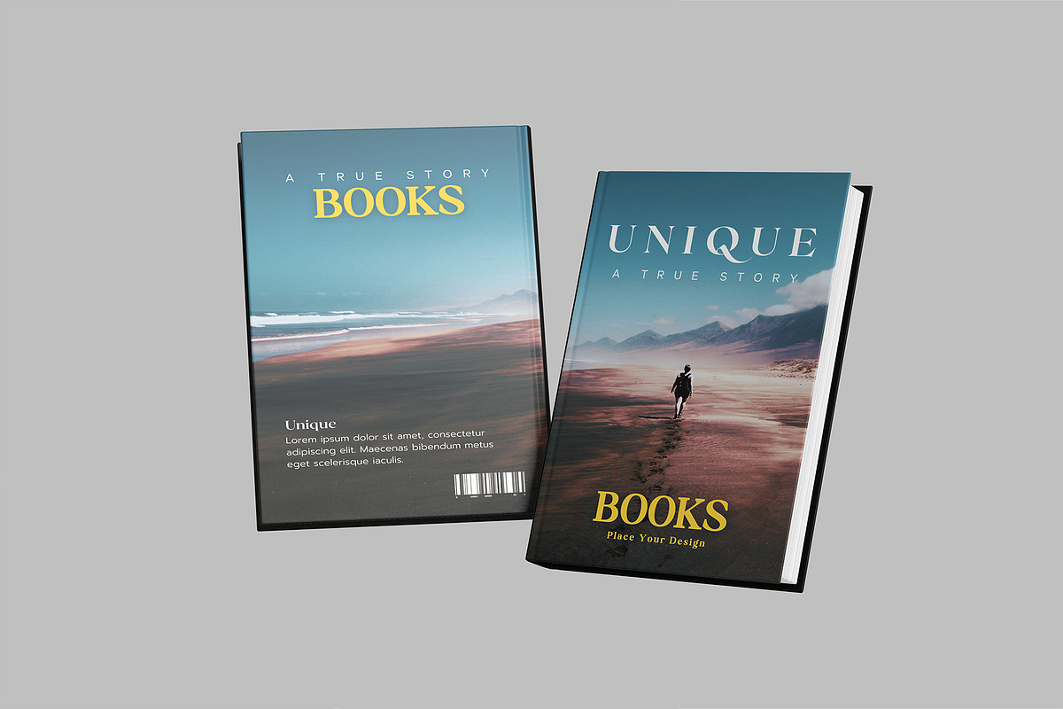 High Quality Book Cover Mockup, a Books & Magazine Mockup by lamorastudio (Photo 5 of 11)