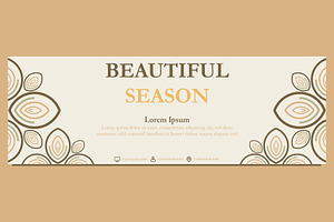 Abstract Floral Banner Template, a Marketing Template by sekitarief
