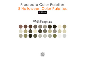 Halloween Procreate Color Palette