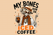 Coffee Halloween Tshirt Png Bundle, a Seasonal Illustration by Daisy Design (Thumbnail 2 of 9)