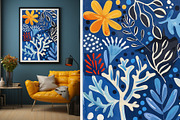 21 matisse blue wall art print, a Decorative Illustration by ARTOZEN DIGITAL (Thumbnail 13 of 17)